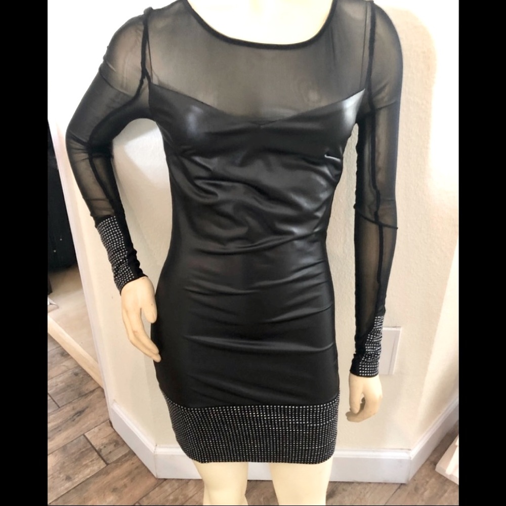 VERY SEXY bebe Addiction Little Black Dress